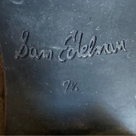 Sam Edelman Women's Gray Chunk Heel Chelsea Boots Size 7.5 - Picture 7 of 7